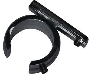 Adaptor inel consolă universală Chicago negru Ø 20 mm, set 2 buc