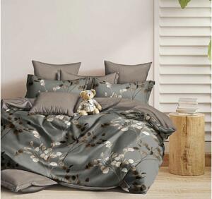 Lenjerie de pat din bumbac WILDONA gri Dimensiune lenjerie de pat: 70 x 90 cm | 140 x 200 cm