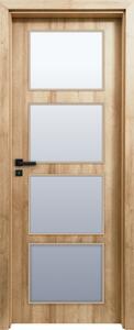Usa HDF cu toc reglabil din MDF PAL - Colectia QUADRAT 4.1 - Culoare Stejar