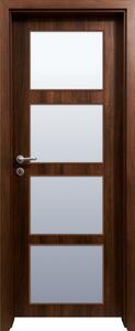 Usa HDF cu toc reglabil din MDF PAL - Colectia QUADRAT 4.1 - Culoare Nuc