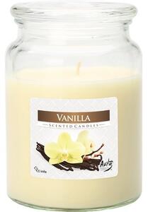 Lumânare parfumată Bispol în borcan SND99-67, vanilie, durata de ardere 100 h