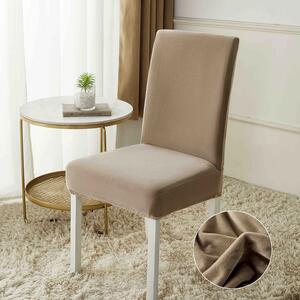 Set 6 huse protectie scaun din catifea, elastice, HPS29