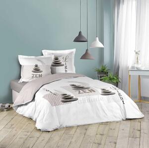 Lenjerie de pat de calitate culoarea albă 220 x 200