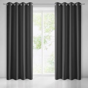 Draperie blackout culoarea neagră 140 x 270 cm