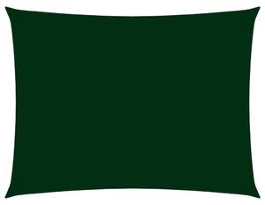 Parasolar verde închis 2,5x4,5 m țesătură oxford dreptunghiular