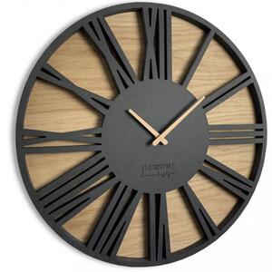 Ceas de lux din lemn cu diametrul de 50 cm ROMAN LOFT Diametru 50 cm