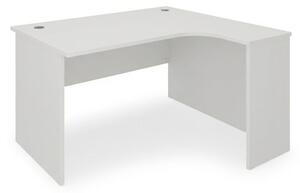 Masă de colț SimpleOffice 140 x 120 cm, dreapta, alb