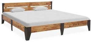 Cadru de pat, 180 x 200 cm, lemn masiv acacia cu finisaj periat