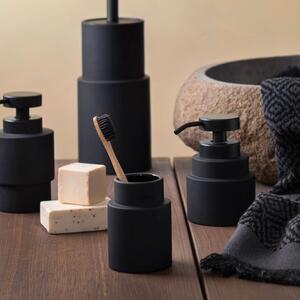 Suport pentru periuța de dinți negru din ceramică Shades – Mette Ditmer Denmark