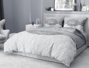 Lenjerie de pat perfectă, pentru pat dublu 3 părți: 1buc 160 cmx200 + 2buc 70 cmx80