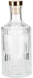 Sticla de apa, transparenta cu dop