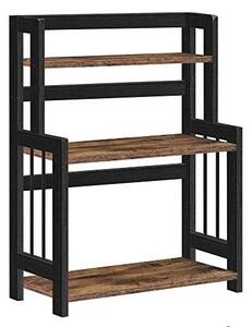 Raft de organizare, Songmics, Negru, 41x18x53 cm