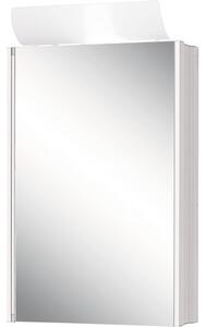Dulap cu oglindă Jokey Single, cu iluminare, 45x77 cm, aluminiu, IP 20