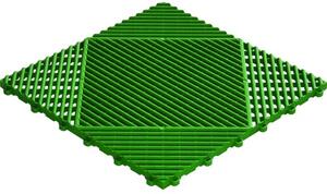 Dală din plastic, sistem click, 40 x 40 cm, verde