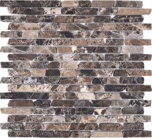 Mozaic piatră naturală MOS BRICK 476 maro 30,5x32,2 cm