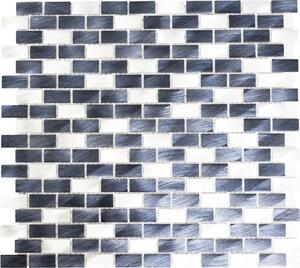 Mozaic aluminiu XAM 431 mix negru 30,5x32,5 cm
