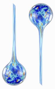 Set 2 picuratoare glob pentru udat plante InnovaGoods Aqua·Loon, 350 ml, sticla