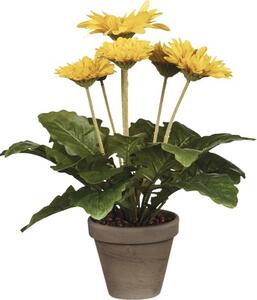 Floare artificială, Gerbera, galbenă