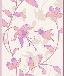Tapet vlies Flower Poetry model floral roz