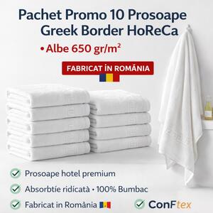 PACHET 10 PROSOAPE 50 X 90 - 650 GR GREEK BORDER