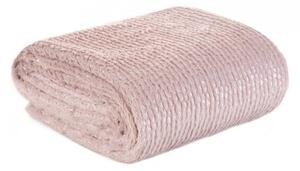 Pătură călduroasă de calitate din microfibră, roz Lăţime: 70 cm | Lungime: 160 cm