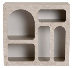 Masuta consola BELUNO, travertine/bej