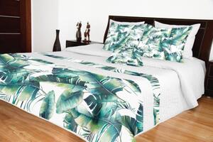 Cuvertură de pat cu model frunze Lăţime: 200 cm | Lungime: 240cm