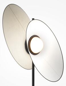 Maytoni Evolution LED lampadar LED, alb/negru, înălțime 158 cm, reglabil, Alb, Camera de zi / sufragerie, Plastic, Design