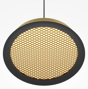 Maytoni Lampă suspendată LED El, Ø 15,3 cm, aur, aluminiu, Auriu / Alamă, Camera de zi / sufragerie, Aluminiu, Modern