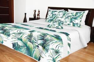 Cuvertură de pat cu model frunze Lăţime: 200 cm | Lungime: 240cm