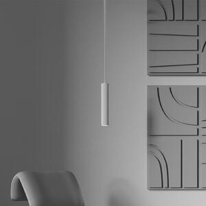 Maytoni lampă suspendată Calipso, alb, Ø 5.6cm, aluminiu, GU10, reglabil, Alb, Camera de zi / sufragerie, Aluminiu, Modern