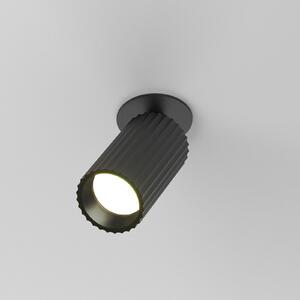 Maytoni Calipso lampă încastrată, negru, orientabilă, GU10, reglabil, Negru, Studiu / Birou, Aluminiu, Modern, Corpuri de iluminat încastrate rotunde