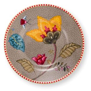 Farfurie din porțelan, Pip Studio, Khaki, 12 cm, colecția Blooming Tales