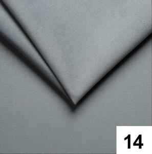 Pat tapițat boxspring DIRELIS TRINITY 140x200 cm gri Saltele: Saltea cu arcuri Bonell