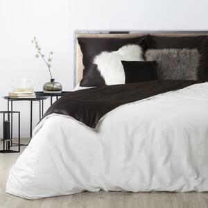 Lenjerie de pat alb-negru de lux pe ambele părți 3 părți: 1buc 160 cmx200 + 2buc 70 cmx80