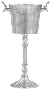Frapieră șampanie, argintiu, 39 x 29 x 71 cm, aluminiu