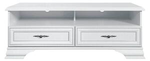Comoda TV IDENTO, alb, PAL/MDF, 124x54x47 cm