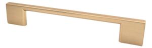 Maner mobila ZAMAK 128 mm, brushed gold