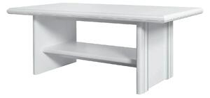 Masute cafea vintage IDENTO, alb, PAL, 130x65x51 cm