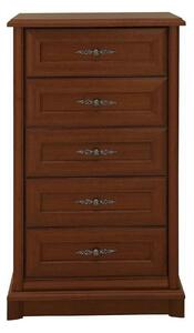 Comoda Kent EKOM5S, castan, PAL, 62x45x109 cm