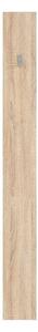 Cuier pentru hol NEPO PLUS, stejar sonoma, PAL laminat, 15x2x135 cm