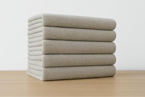 Set 5 prosoape Baie Bumbac 100%, 50x100 Cm - Moi si Absorbante