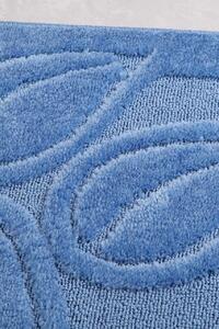 Covoras de baie Flora, Confetti, 60x100 cm, albastru