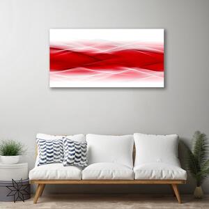 Tablou pe panza canvas Abstract Art Roșu Portocaliu Alb