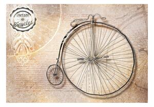 Fototapet - Vintage bicycles - sepia