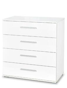 Comoda Lima KM3, alb, PAL, 77x40x82 cm