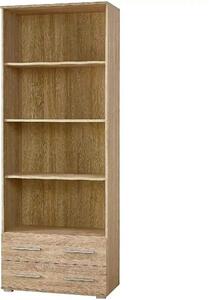 Biblioteca LIMA REG3, stejar sonoma, PAL laminat, 77x40x200 cm