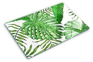 Tocător de bucătărie Frunze tropicale în nuanțe de verde
