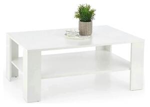 Masuta cafea KWADRO, alb, 110x65x53 cm
