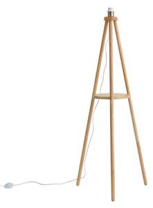 Lampă de podea scandinavă cu trepied din lemn - Lou